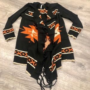 Open Fringe Cardigan